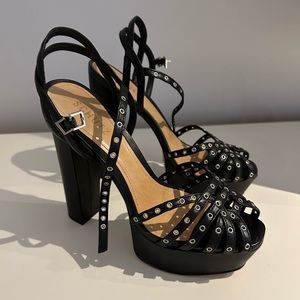 Schutz Black Heels Size 9